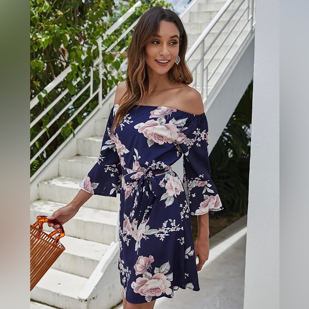 Cute floral summer dress